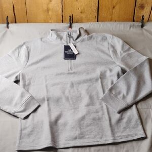 Magaschoni Light Gray Zip-Up Sweater